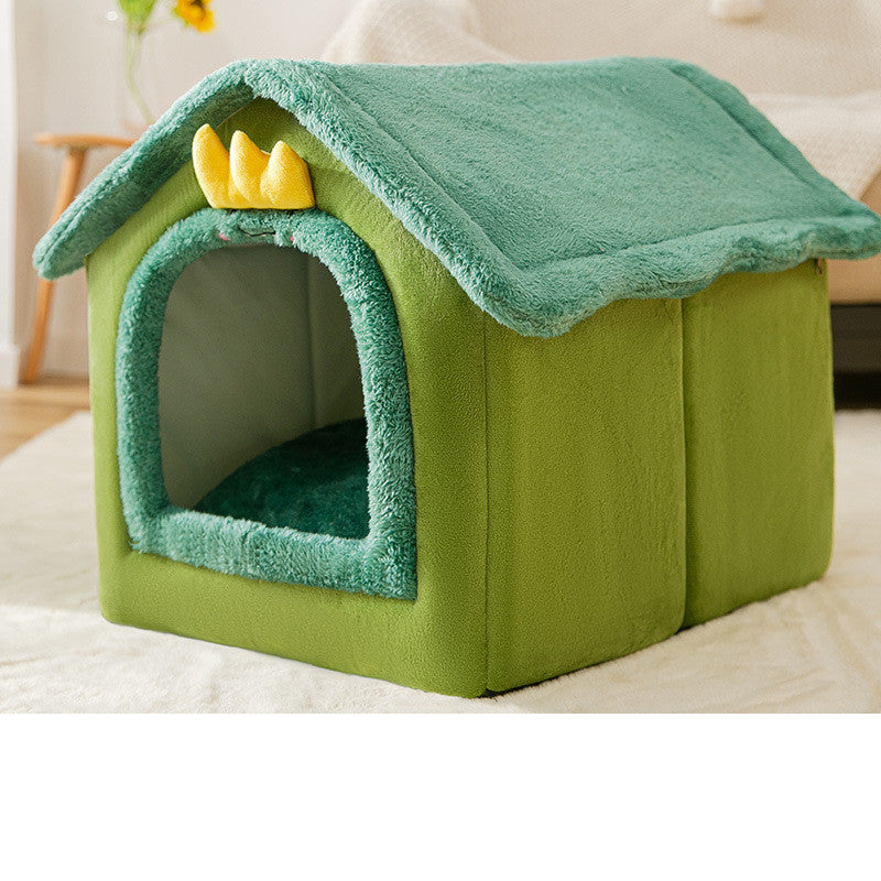 Cama acogedora y autocalentable para mascotas: nido suave, transpirable y duradero para gatos y perros.