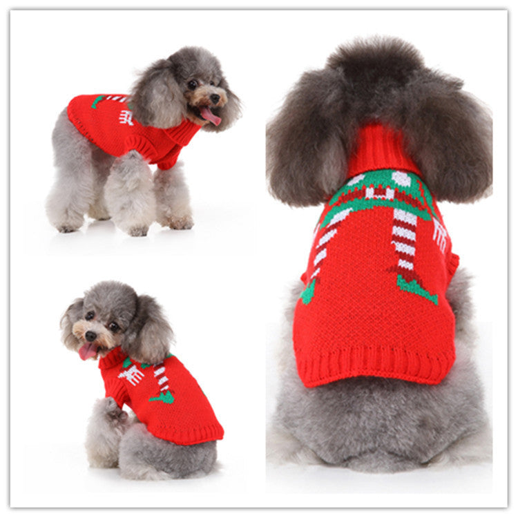 Cozy Casual Pet Sweater – Soft Polyester for Dogs & Cats (Multiple Colors & Sizes)