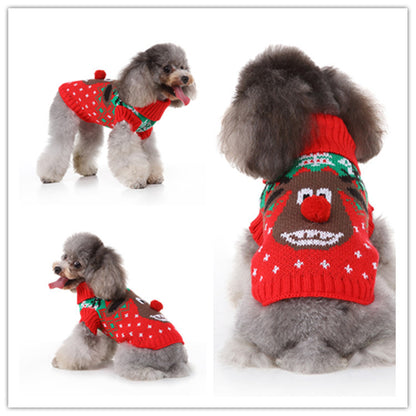 Cozy Casual Pet Sweater – Soft Polyester for Dogs & Cats (Multiple Colors & Sizes)