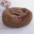 Cozy Plush Pet Bed – Soft, Warm & Washable Pet Sleeping Nest for Cats & Dogs