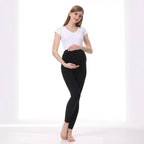 Women’s High-Waist Cotton Cropped Leggings – Stretchy Slim Fit Tight Pants for Casual, Workout & Daily Wear (S-XL)