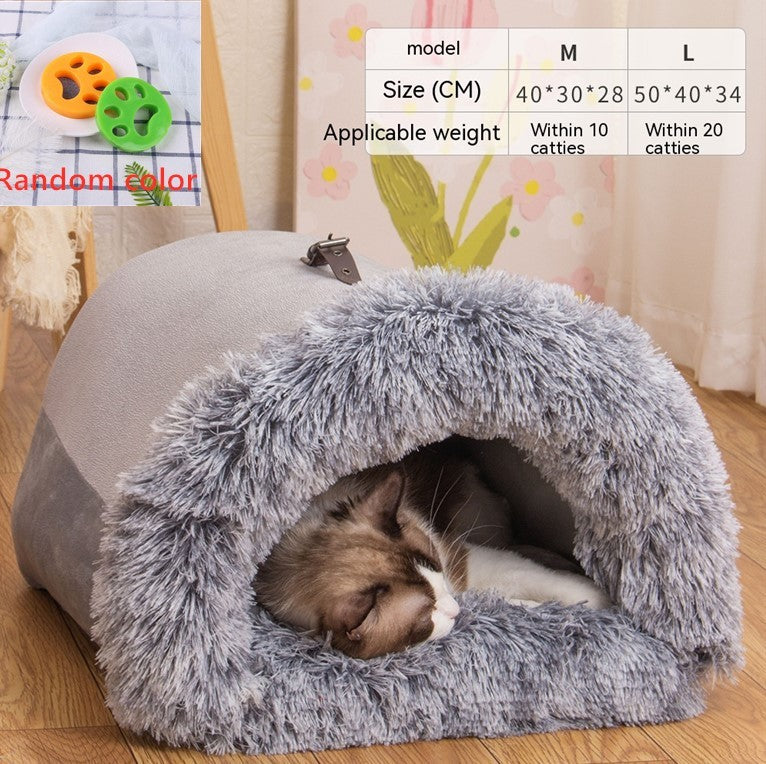 Ultieme pluche katten- en huisdierennestvilla – gezellig, stijlvol en multifunctioneel