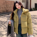 Loose Women's Short Coat For Petite To Keep Warm And Look Taller