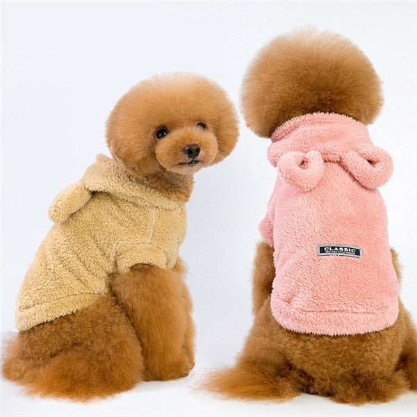 Cotton Cat Coat - Soft and Stylish Pet Apparel in Gray, Pink, and Apricot | Available in Multiple Sizes