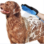 Professional Pet Bathing and Massaging Shower Sprayer with Gloves – Adjustable Handheld Dog, Cat & Horse Grooming Tool