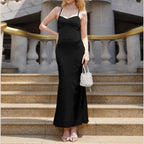 Sexy Chic Backless Strap-fit Figure-flattering Dress