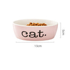 Premium Ceramic Pet Bowl – Elevated Feeding Bowl for Cats & Small Dogs