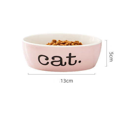 Premium Ceramic Pet Bowl – Elevated Feeding Bowl for Cats & Small Dogs