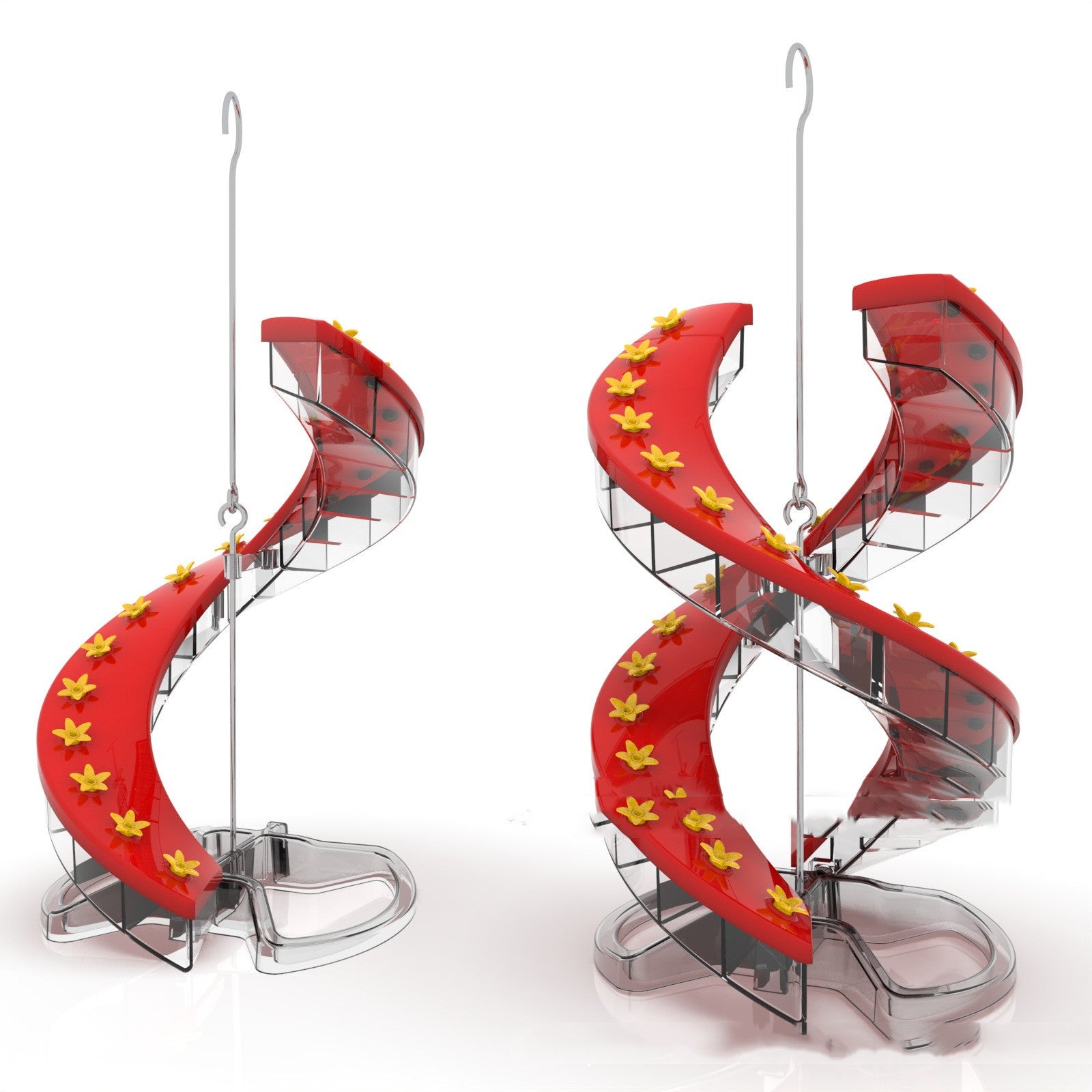 Premium Spiral Bird Feeder - Unilateral & Bilateral Designs