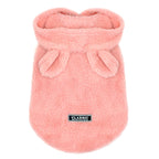 Cotton Cat Coat - Soft and Stylish Pet Apparel in Gray, Pink, and Apricot | Available in Multiple Sizes