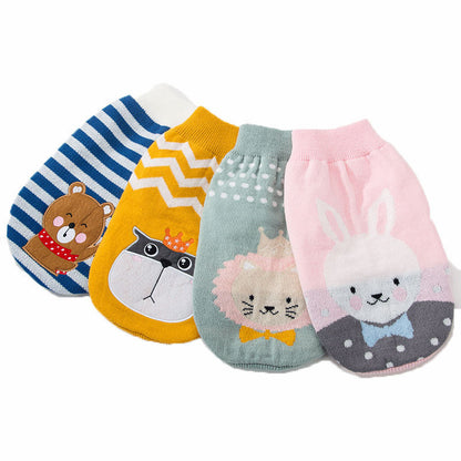 Cozy Wool Pet Sweater - Cute Animal Designs for Cats