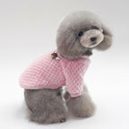 Cute Soft Coral Fleece Dog Clothes - Warm, Cozy Two-Legged Pet Apparel for Autumn & Winter