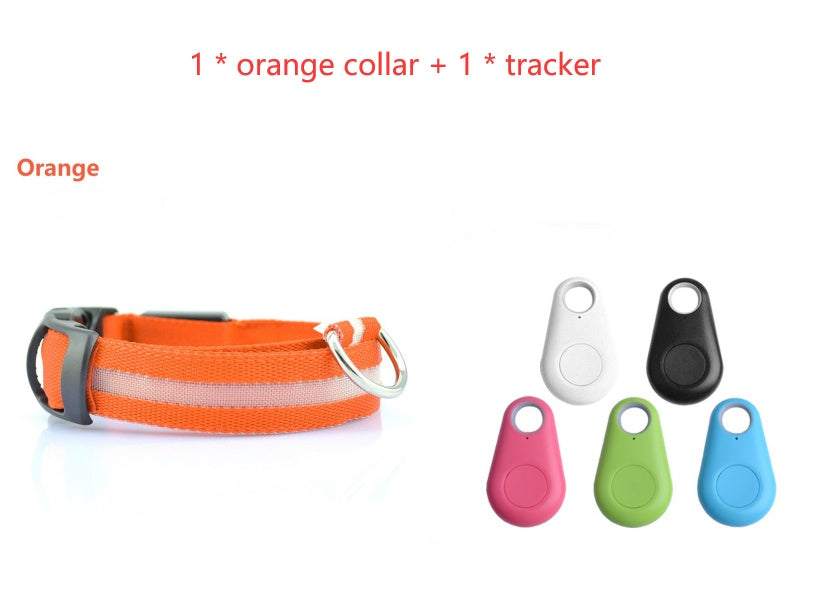 LED Flashing Dog Collar - Rechargeable with Multiple Light Modes