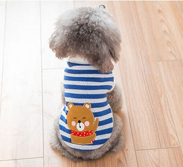 Cozy Wool Pet Sweater - Cute Animal Designs for Cats