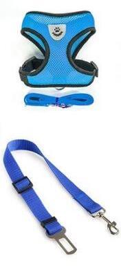 Adjustable Breathable Pet Harness with Leash Set – No Pull Dog Vest for Small, Medium, and Large Dogs