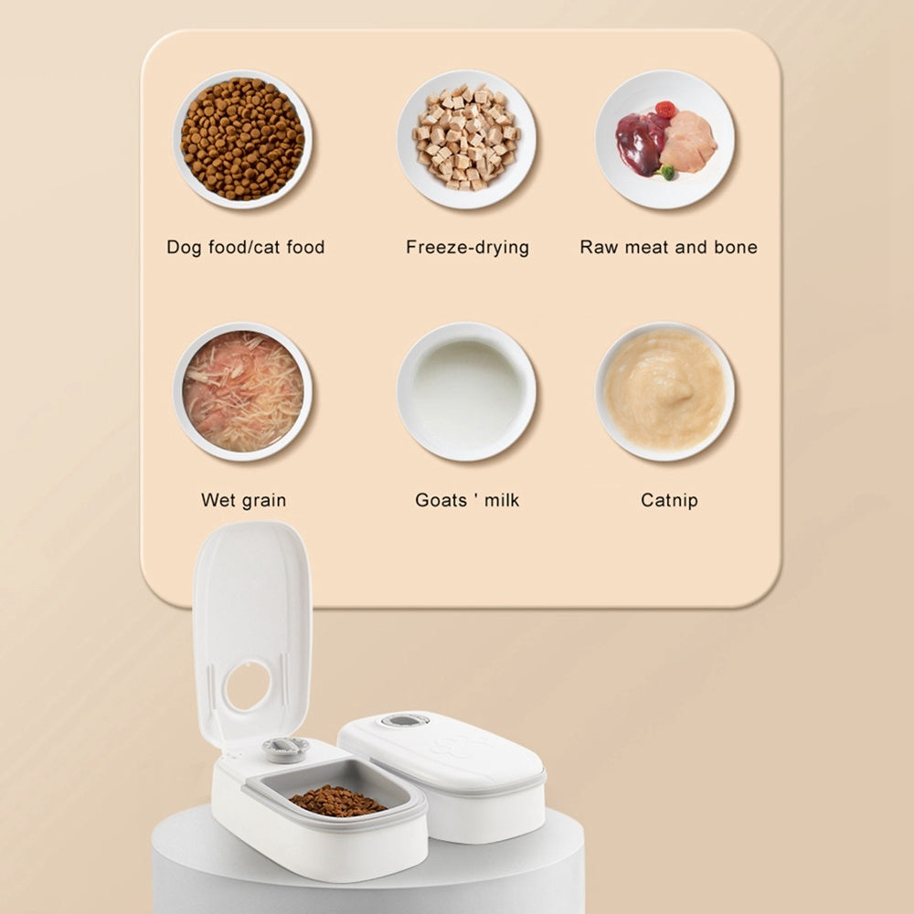 Automatic 2-in-1 Gravity Pet Feeder & Water Dispenser – Large Capacity Cat & Dog Feeding Station