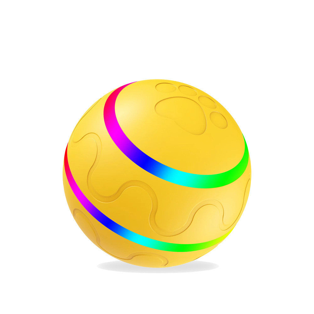 Smart Interactive Cat Toy Ball – Automatic Rolling Pet Ball with Remote Control, Rechargeable & Durable Design