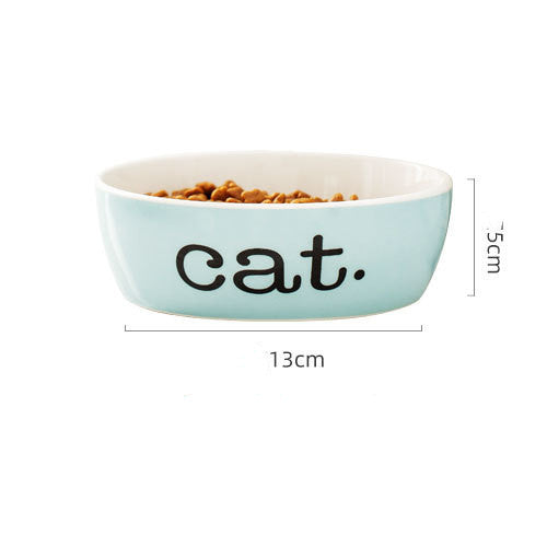 Premium Ceramic Pet Bowl – Elevated Feeding Bowl for Cats & Small Dogs
