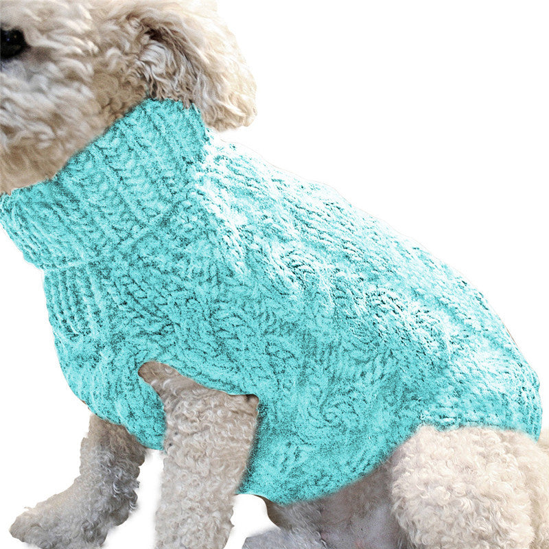 Cozy Knit Pet Sweater – Warm & Stylish Acrylic Dog Sweater for Small Pets