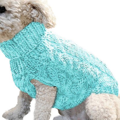 Cozy Knit Pet Sweater – Warm & Stylish Acrylic Dog Sweater for Small Pets