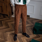 Straight-Fit Casual Leisure Trousers