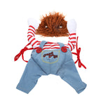 Dog Christmas Costume - Red Holiday Pet Outfit