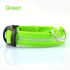 LED Flashing Dog Collar - Rechargeable with Multiple Light Modes