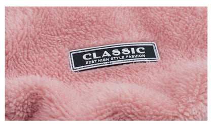 Cotton Cat Coat - Soft and Stylish Pet Apparel in Gray, Pink, and Apricot | Available in Multiple Sizes
