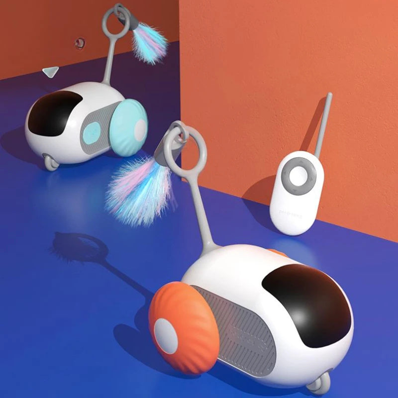 PurrJoy RC Electric Cat Toy Car – Interactive Remote Control Playmate