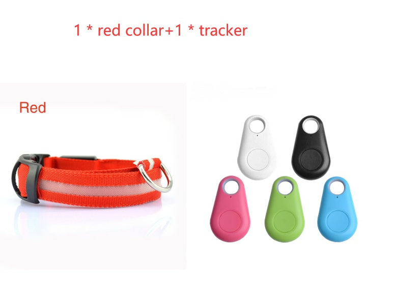 LED Flashing Dog Collar - Rechargeable with Multiple Light Modes