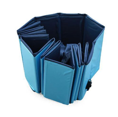 Collapsible Dog Swimming Pool – Portable & Durable Pet Bath Pool for Dogs, Kids & Babies – Easy to Drain, Foldable Outdoor Pool for Summer Fun