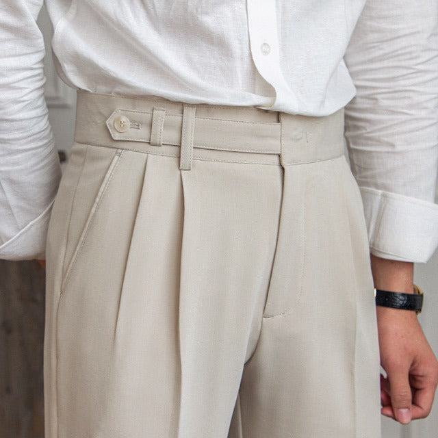 Classic Straight-Fit Seasonal Trousers