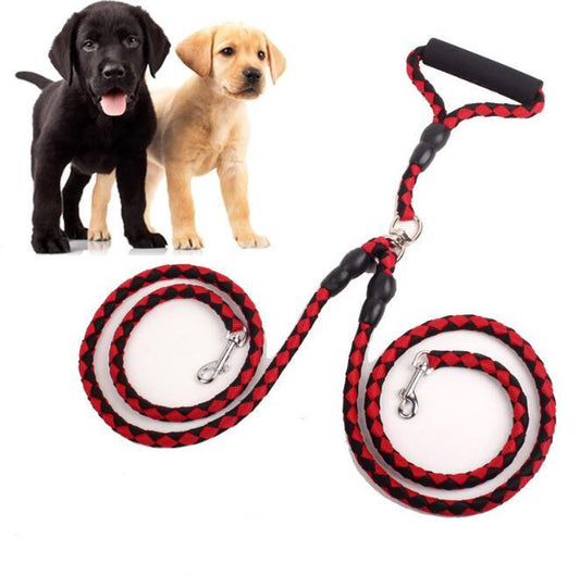 Heavy Duty Reflective Dog Leash with Padded Handle - Strong, Durable Climbing Rope for Safety and Comfort