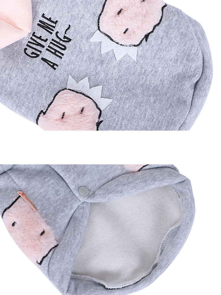 Cozy Bunny-Ear Pet Hoodie – Soft & Warm cat Sweater for Small & Medium cats