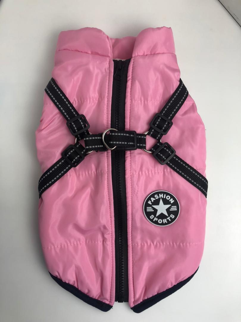Waterproof Cotton Dog Vest – Comfortable & Stylish in Red, Army Green, Navy Blue, Black & Purple