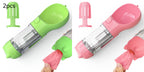 Portable Pet Water Bottle with Food Container & Waste Bag Dispenser – 300ML/500ML Travel Dog Water Dispenser
