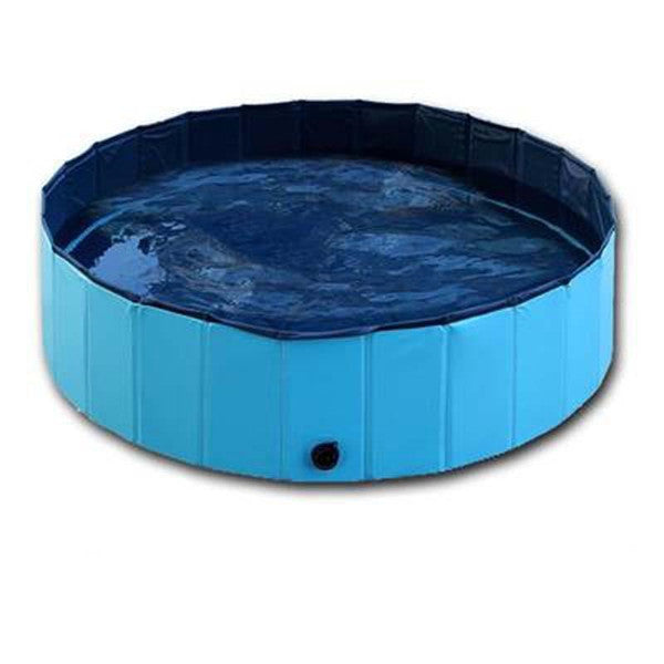 Collapsible Dog Swimming Pool – Portable & Durable Pet Bath Pool for Dogs, Kids & Babies – Easy to Drain, Foldable Outdoor Pool for Summer Fun