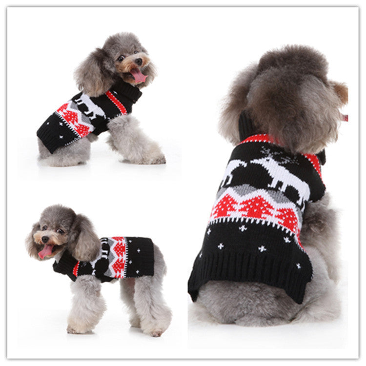 Cozy Casual Pet Sweater – Soft Polyester for Dogs & Cats (Multiple Colors & Sizes)