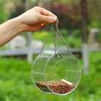 Transparent Acrylic Bird Feeder Food Box