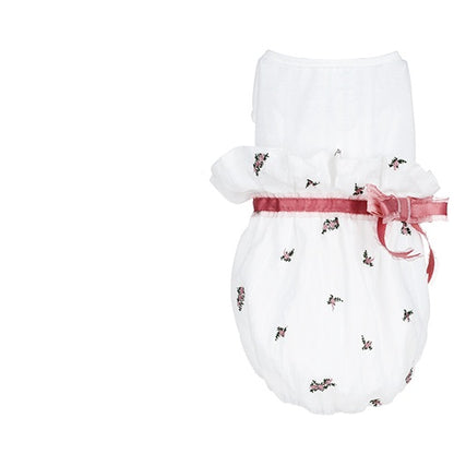 Elegant Chinese-Style Cat Dress – Cute One-Piece Outfit for Cats