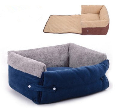Luxury Plush Pet Bed – Ultra Soft, Washable & Non-Slip Dog & Cat Sleeping Cushion