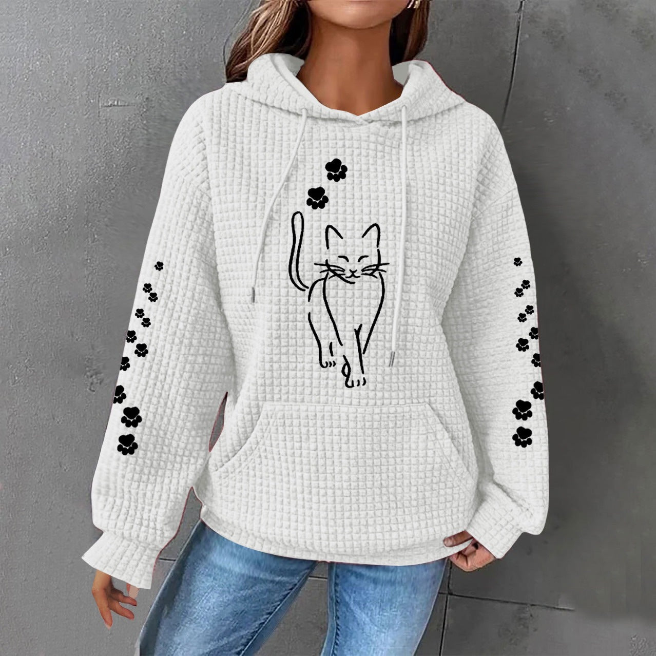 Loose-Fit Printed Cotton-Blend Sweatshirt