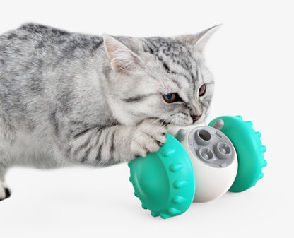 Product Name: Interactive Pet Feeding Toy - IQ-Boosting Tumbler Puzzle for Dogs and Cats