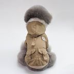 Katoenen hondenjas voor kleine rassen – herfst- en winterhoodie voor puppy's, chihuahua's, buldogs en Franse bulldogs