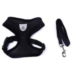 Adjustable Breathable Pet Harness with Leash Set – No Pull Dog Vest for Small, Medium, and Large Dogs