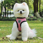 Adjustable Breathable Pet Harness with Leash Set – No Pull Dog Vest for Small, Medium, and Large Dogs
