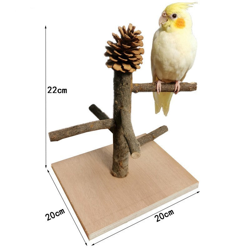 Houten vogelplank - Premium natuurlijke zitstok voor vogels