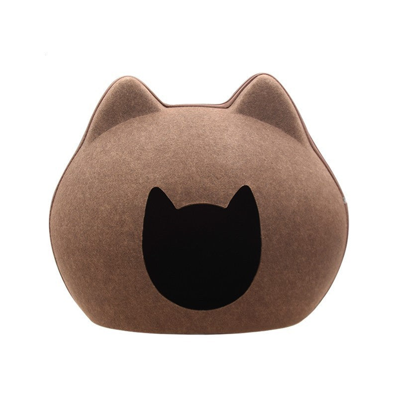 Premium Felt Cat Litter Box – Enclosed, Stylish & Spacious