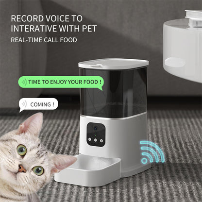 ChicsPhere Smart Pet Feeder – 6L Automatic Cat & Dog Food Dispenser with APP Control