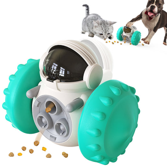 Product Name: Interactive Pet Feeding Toy - IQ-Boosting Tumbler Puzzle for Dogs and Cats